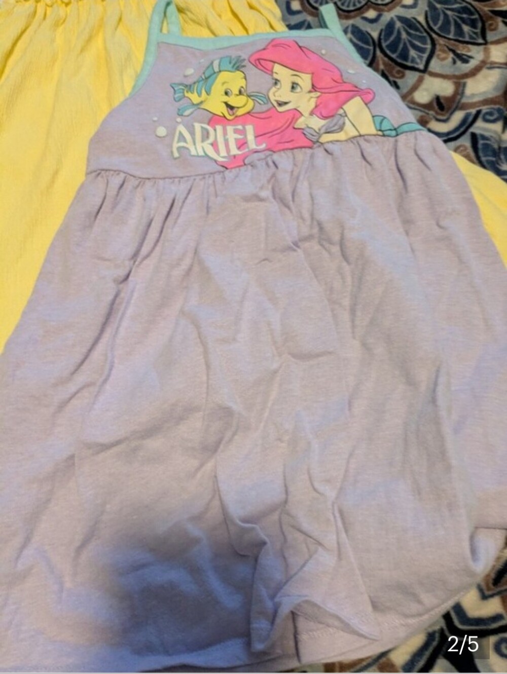 Disney Lavender Ariel Graphic Dress